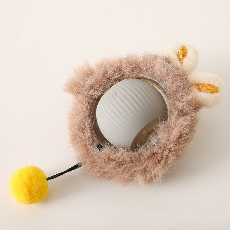 Interaktiver Spielball mit Schwanz für Katzen